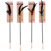 FLAMINGO Teleskopska mahalica s matatabi nastavkom na navoj, 61-186cm, mix boja