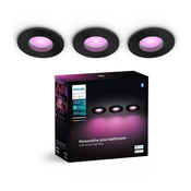 Philips - komplet 3x LED RGBW prigušiva kupatilska svetla Hue XAMENTO 1xGU10/4,2W IP44