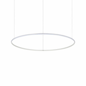 Ideal Lux - LED Lestenec na vrvici HULAHOOP LED/46W/230V pr. 100 cm bela