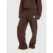 ADIDAS ORIGINALS Hlače Essentials temno rjava/bela