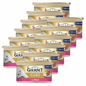 Pločevinka Gourmet GOLD - pašteta z govedino, 12x85g, 9+3 GRATIS