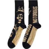 Biggie Smalls Nogavice Gold Crown Black 36-40