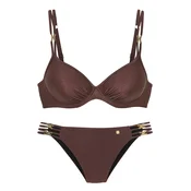 JETTE Bikini temno rjava