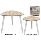 Set 2 stocica Line, 48x48x45cm, Smedi