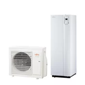 Fujitsu WGYA100ML3+WOYA100KLT 10kW toplotna črpalka z integriranim bojlerjem 190l (R410A) 1-fazna - Fujitsu