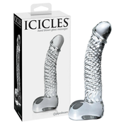 Ciklama br. 61 - klitorisan, penisni stakleni dildo (proziran)