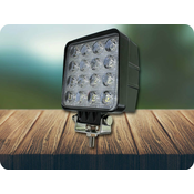 TruckLED Delovna svetilka LED Epistar, kvadratna, 48W, 3071 lm, 12/24V, IP67 [L0081S]