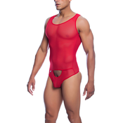 MOB Sexy Sheer Body Red L/XL