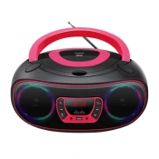 Denver TCL-212BT PINK CD player Portable CD player Black, Pink