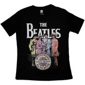 The Beatles Sgt Pepper Black M Ženske Majica