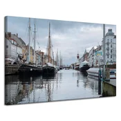 shumee Platno s sliko Arhitektura Kobenhavn 120x80 cm Danska Evropa Prestolnica