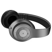 XWave BT stereo slusalice sa mikrofonom v4.2,FM,microSD,Baterija 200mAh,8-9h razgovor,10m udaljenost,Siva ( MX350 grey )