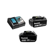 MAKITA SET 6 BL1860B 2 x 6.0Ah + DC18RC brzi punjac 18 V