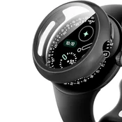 GS Ovitek 2 v 1 + kaljeno steklo za Google Pixel Watch 4 45 mm, črn