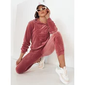 Różowy damski komplet welurowy Vogue Velour Dstreet
