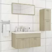 shumee Set kopalniškega pohištva Barva iverne plošče hrast sonoma