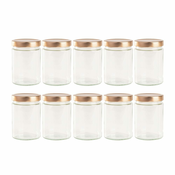 ROOSTERHOME Kozarec za shranjevanje z navojem 575ml bakren 10-set