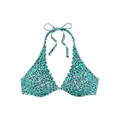 LASCANA Bikini zgornji del meta/črna/bela