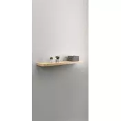 Zidna polica ABILD 120x24 hrast