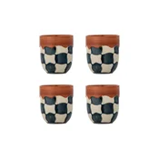 Komplet skodelic Bloomingville Check 375 ml 4-pack