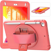 Ohišje za iPad Mini 5/Mini 4 7,9 s stojalom in držalom za pisalo Roza