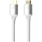 Oehlbach Oehlbach HDMI priključni kabel HDMI-A vtič\, HDMI-A vtič 5.00 m bela D1C92497 #####8K UHD\, pozlačeni konektorji HDMI kabel, (20431589)