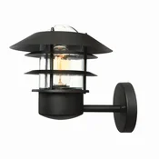 Elstead Lighting Elstead Helsingor Zunanja stenska svetilka z 1 lučjo, črna, IP44, E27, (22100185)
