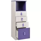 Numero komoda 4F niša Ljubicasta