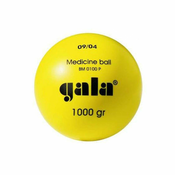 Gala Medicinska žoga 3 kg plastika Gala rumena