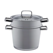 Lonec za testenine Merkur s steklenim pokrovom 6,5 l - 601202