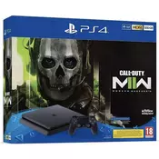 PlayStation 4 500GB Slim Black + Call of Duty Modern Warfare 2