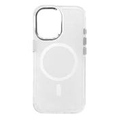 HURTEL HURTEL OVITEK Z BLEŠČICAMI ZA SAMSUNG GALAXY S26, ZDRUŽLJIV Z MAGSAFE, BELA, (5000259434)