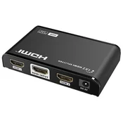 XtendLan distribucijsko vozlišče HDMI, 1 vhod / 2 izhoda, 4k@60Hz