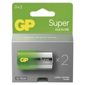 Baterija GP SUPER alkalna LR20 D 2 kos 2/1