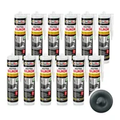 IsolBau Nevtralni silikon antracit Nevtralni silikon 12 x 300 ml
