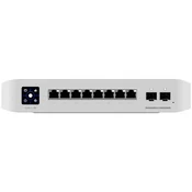 Ubiquiti USW-Pro-8-PoE-EU An 8-port, Layer 3 switch with PoE+ and PoE++ output. Can power devices with up to 120W, with a power consumption of 30W (Ex
