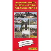 Kudowa, Duszniki, Polanica-Zdrój. Zemljevid / načrt mesta. Ekograf