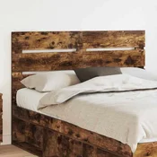 vidaXL vidaXL Vzglavje z vzglavjem Dimljeni oreh 150 cm Konstruiran les, (5000120880)