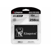 KINGSTON SSD KC600 256GB/2.5/SATA 3/crna