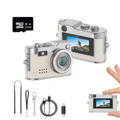 INF Mini digitalni fotoaparat True 1080P s 5MP senzor in 32GB TF White, (5000298764)