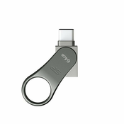 SILICON POWER USB memorija 3.0 OTG FLASH DRIVE C80 16GB siva