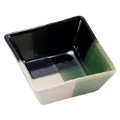 LE COQ skleda Simposio, kvadratna, keramika, zelena, 11,5x5,5x11,5 cm