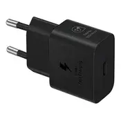 SAMSUNG mrežni punjač, Type-C priključak, 25 W, PD brzi punjač, CRNA EP-T2510NBEG
