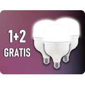V-TAC LED ŽARNICA E27 T160, 60W, 6600LM, 160°, IP20, 1+2 gratis! Barva světla: Dnevna bela