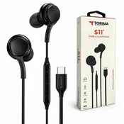 In-Ear Slušalice S Mikrofonom S11 | Žicne | USB Type-C | TORIMA