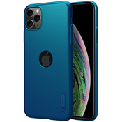 Nillkin Super Frosted Shield - etui za Apple iPhone 11 Pro brez logotipa (pav modra)