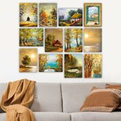 WALLXPERT dekorativna slika 12 delova, IDYLL (12MDF20YS)
