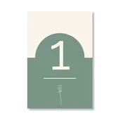 Personal Številka mize - Greenery Rose Izberite količino: 11 kos - 30 kos