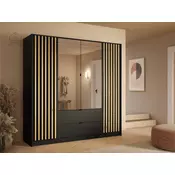 Garderobna omara Katania 20 - 200 cm - črna