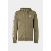 EA7 Emporio Armani Jopa na zadrgo kremna/oliva
